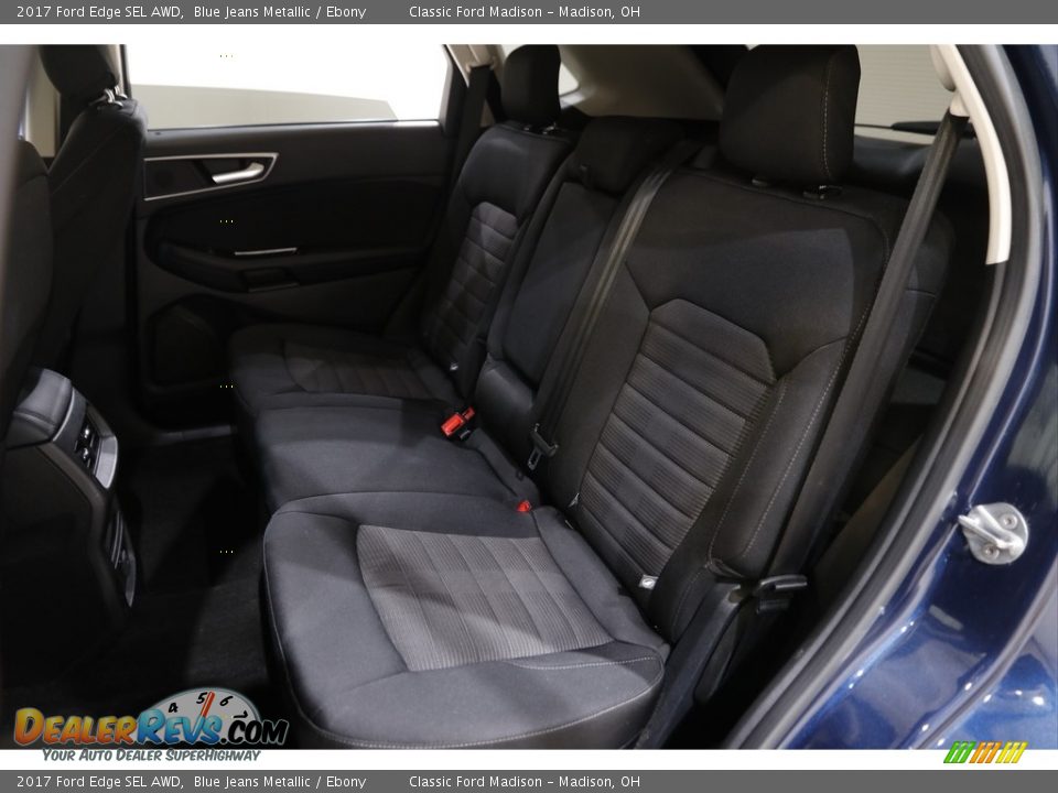 2017 Ford Edge SEL AWD Blue Jeans Metallic / Ebony Photo #16