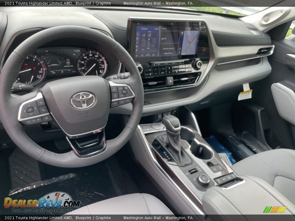2021 Toyota Highlander Limited AWD Blueprint / Graphite Photo #3