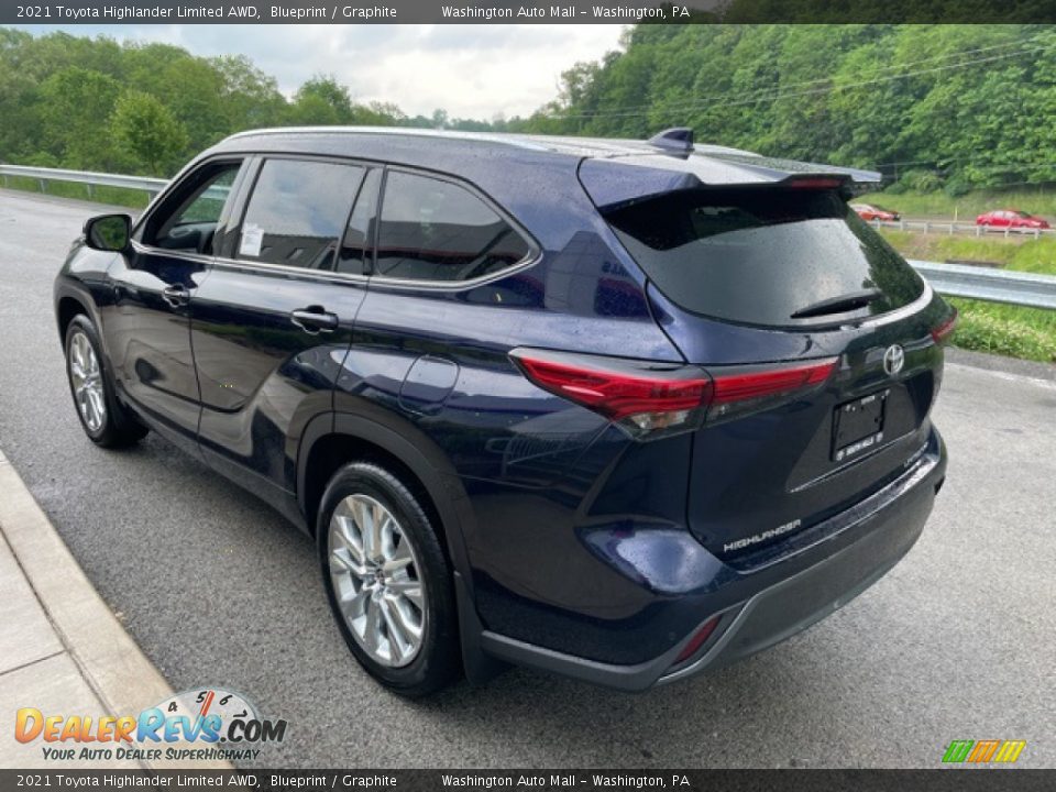 2021 Toyota Highlander Limited AWD Blueprint / Graphite Photo #11