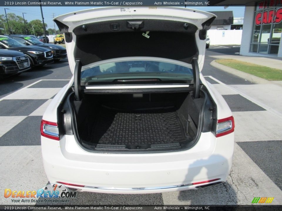 2019 Lincoln Continental Reserve White Platinum Metallic Tri-Coat / Cappuccino Photo #5