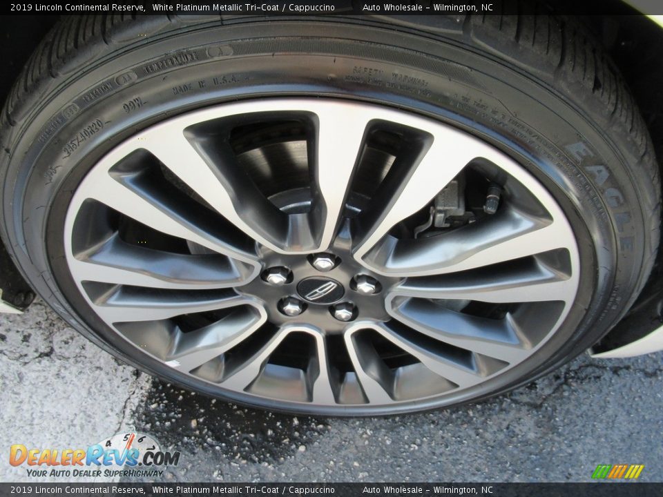 2019 Lincoln Continental Reserve White Platinum Metallic Tri-Coat / Cappuccino Photo #7