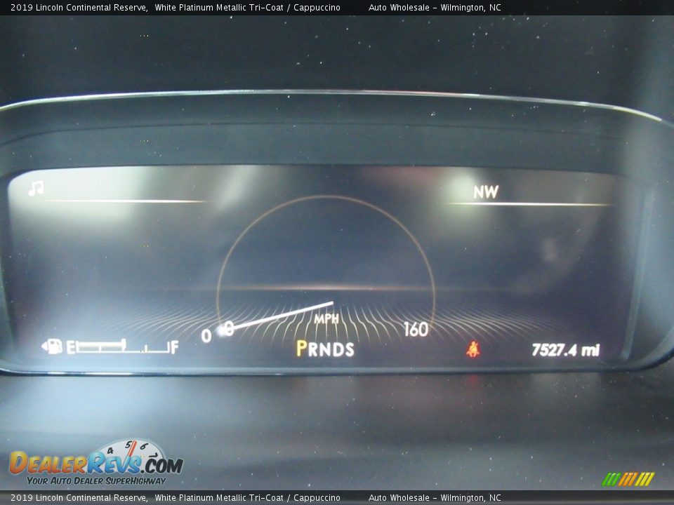 2019 Lincoln Continental Reserve White Platinum Metallic Tri-Coat / Cappuccino Photo #16
