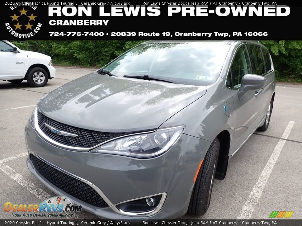 2020 Chrysler Pacifica Hybrid Touring L Ceramic Grey / Alloy/Black Photo #1