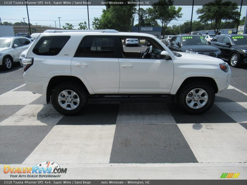 2018 Toyota 4Runner SR5 4x4 Super White / Sand Beige Photo #3