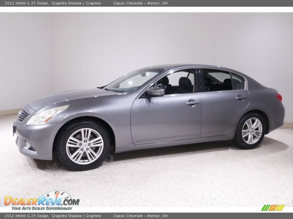 2012 Infiniti G 25 Sedan Graphite Shadow / Graphite Photo #3