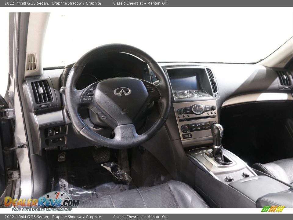 2012 Infiniti G 25 Sedan Graphite Shadow / Graphite Photo #6