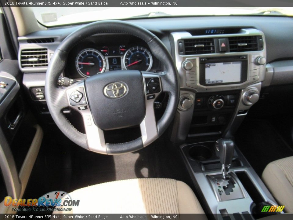 2018 Toyota 4Runner SR5 4x4 Super White / Sand Beige Photo #15