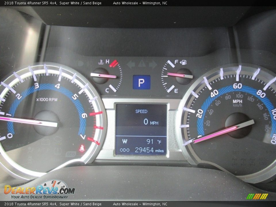 2018 Toyota 4Runner SR5 4x4 Super White / Sand Beige Photo #16