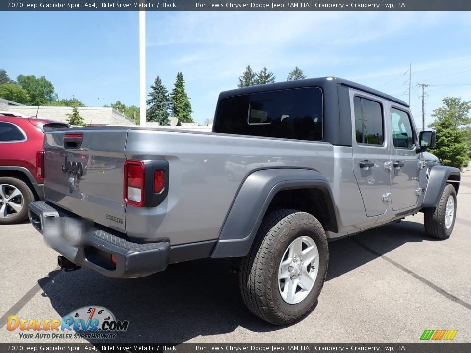 2020 Jeep Gladiator Sport 4x4 Billet Silver Metallic / Black Photo #3