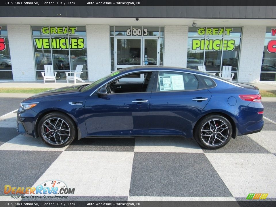 2019 Kia Optima SX Horizon Blue / Black Photo #1