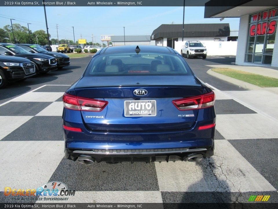 2019 Kia Optima SX Horizon Blue / Black Photo #4