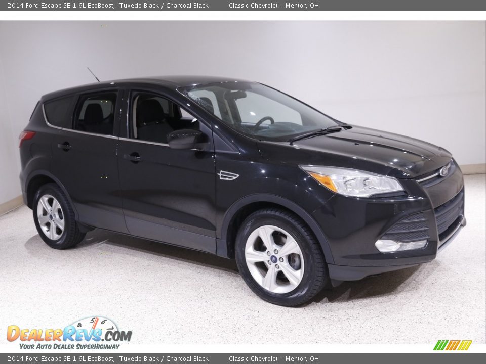 2014 Ford Escape SE 1.6L EcoBoost Tuxedo Black / Charcoal Black Photo #1