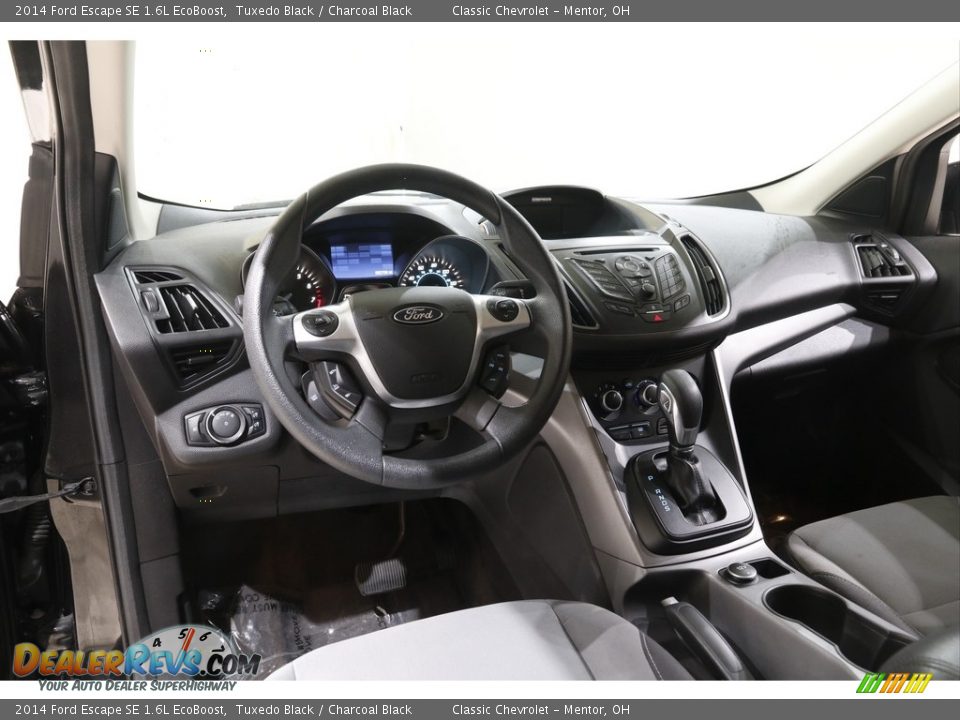 2014 Ford Escape SE 1.6L EcoBoost Tuxedo Black / Charcoal Black Photo #6