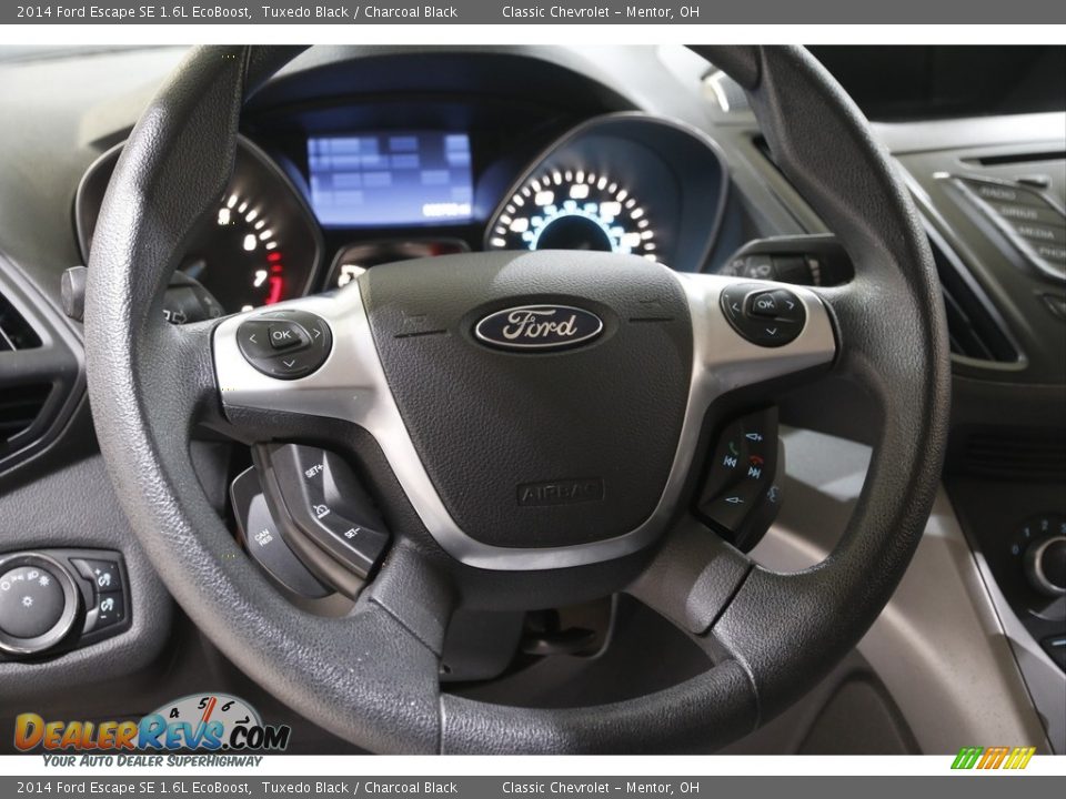 2014 Ford Escape SE 1.6L EcoBoost Tuxedo Black / Charcoal Black Photo #7