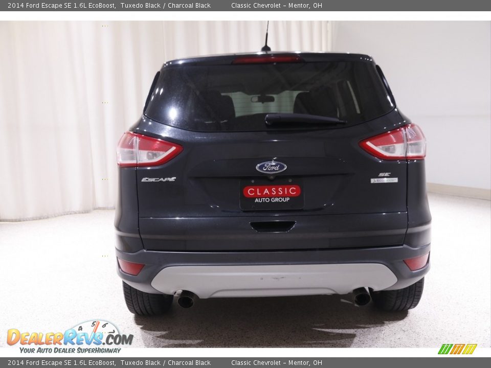 2014 Ford Escape SE 1.6L EcoBoost Tuxedo Black / Charcoal Black Photo #16