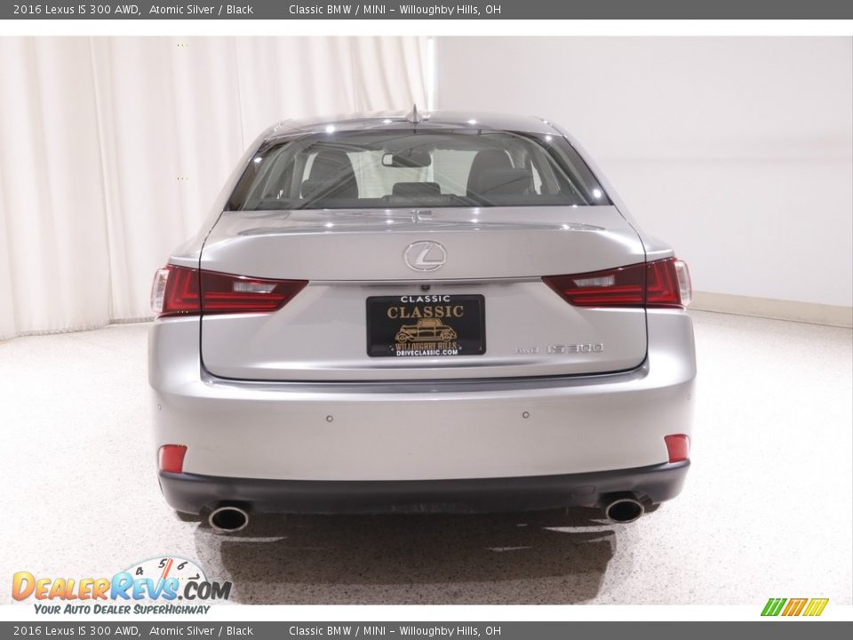 2016 Lexus IS 300 AWD Atomic Silver / Black Photo #20