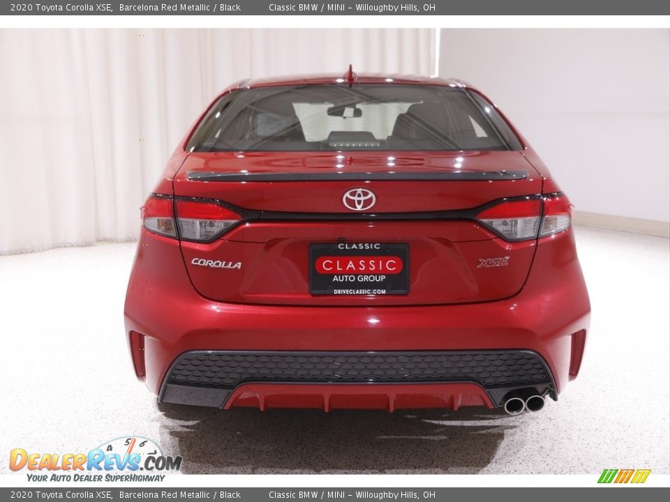 2020 Toyota Corolla XSE Barcelona Red Metallic / Black Photo #17