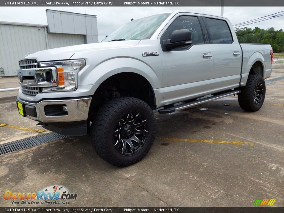 2019 Ford F150 XLT SuperCrew 4x4 Ingot Silver / Earth Gray Photo #2