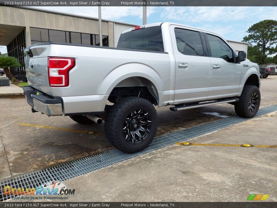 2019 Ford F150 XLT SuperCrew 4x4 Ingot Silver / Earth Gray Photo #3