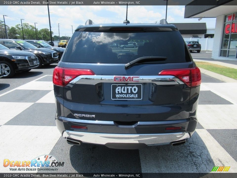 2019 GMC Acadia Denali Blue Steel Metallic / Jet Black Photo #4