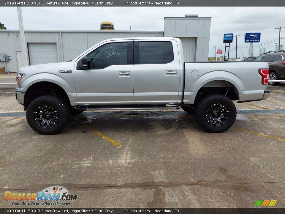 2019 Ford F150 XLT SuperCrew 4x4 Ingot Silver / Earth Gray Photo #4