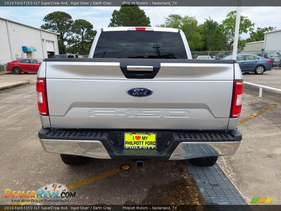 2019 Ford F150 XLT SuperCrew 4x4 Ingot Silver / Earth Gray Photo #5