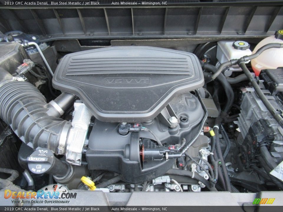 2019 GMC Acadia Denali Blue Steel Metallic / Jet Black Photo #6