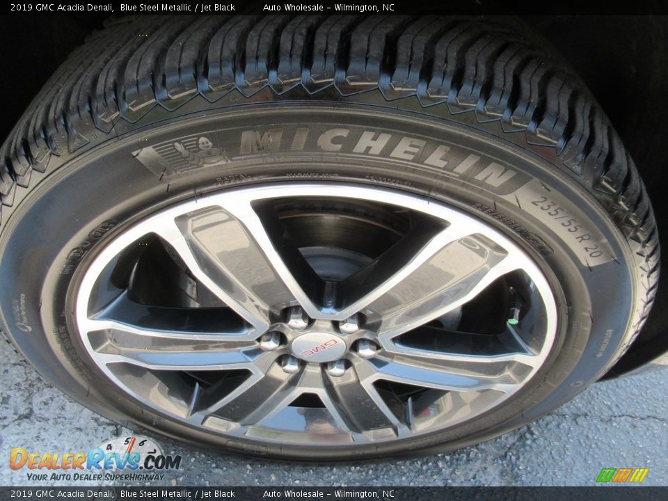 2019 GMC Acadia Denali Blue Steel Metallic / Jet Black Photo #7