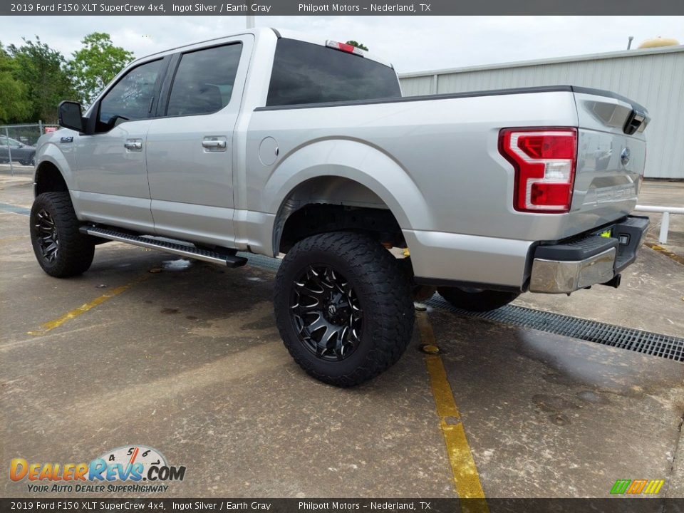 2019 Ford F150 XLT SuperCrew 4x4 Ingot Silver / Earth Gray Photo #8