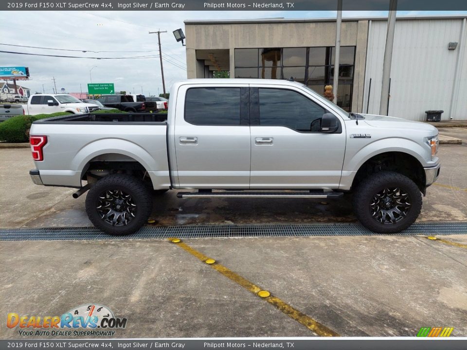 2019 Ford F150 XLT SuperCrew 4x4 Ingot Silver / Earth Gray Photo #9