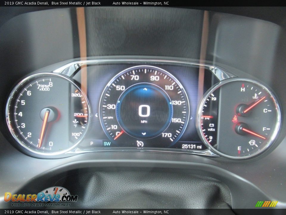 2019 GMC Acadia Denali Blue Steel Metallic / Jet Black Photo #16