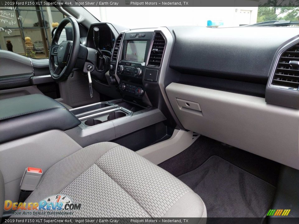 2019 Ford F150 XLT SuperCrew 4x4 Ingot Silver / Earth Gray Photo #29