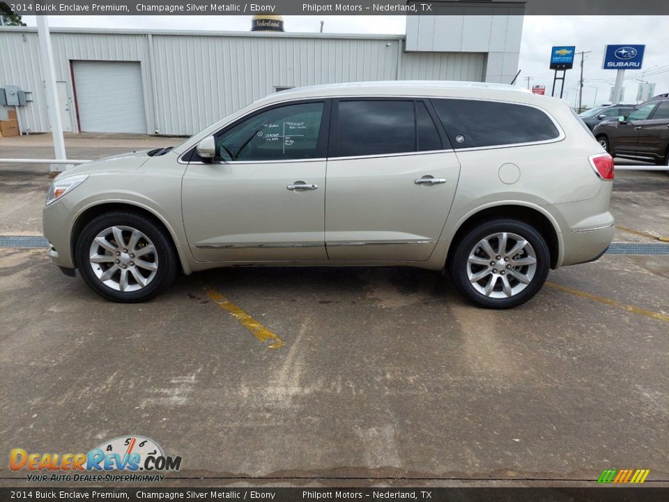 2014 Buick Enclave Premium Champagne Silver Metallic / Ebony Photo #7