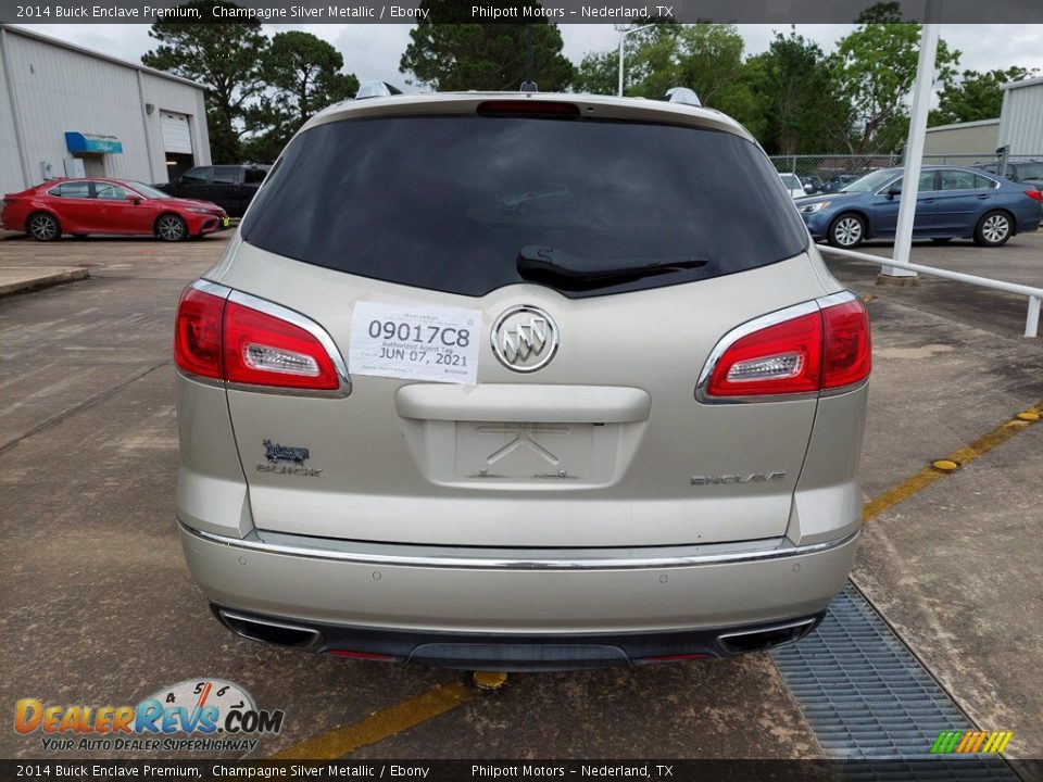2014 Buick Enclave Premium Champagne Silver Metallic / Ebony Photo #8