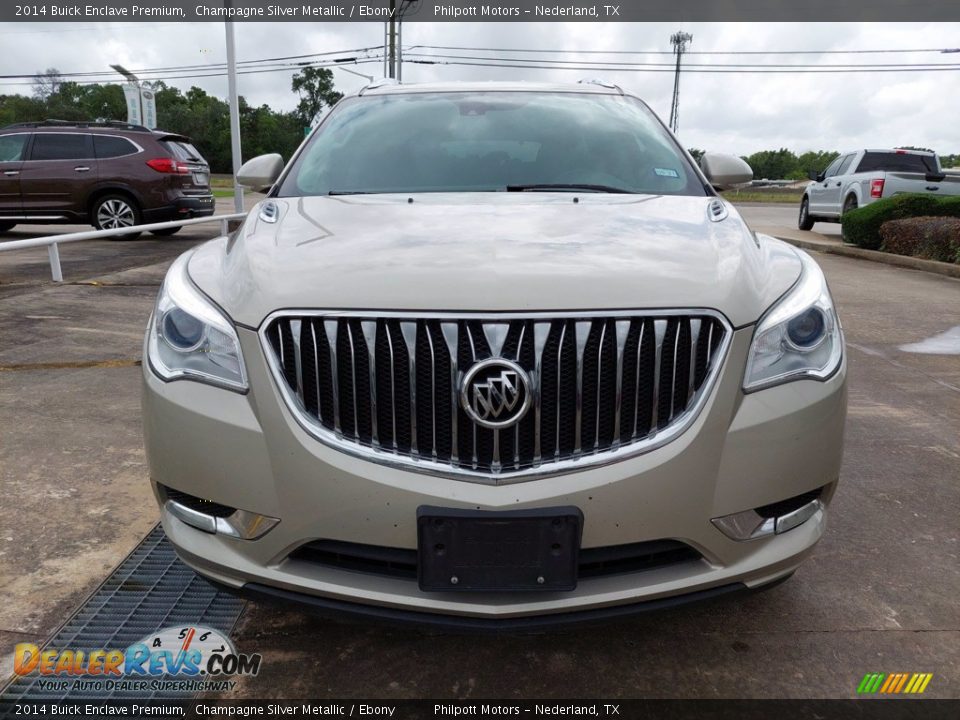 2014 Buick Enclave Premium Champagne Silver Metallic / Ebony Photo #9