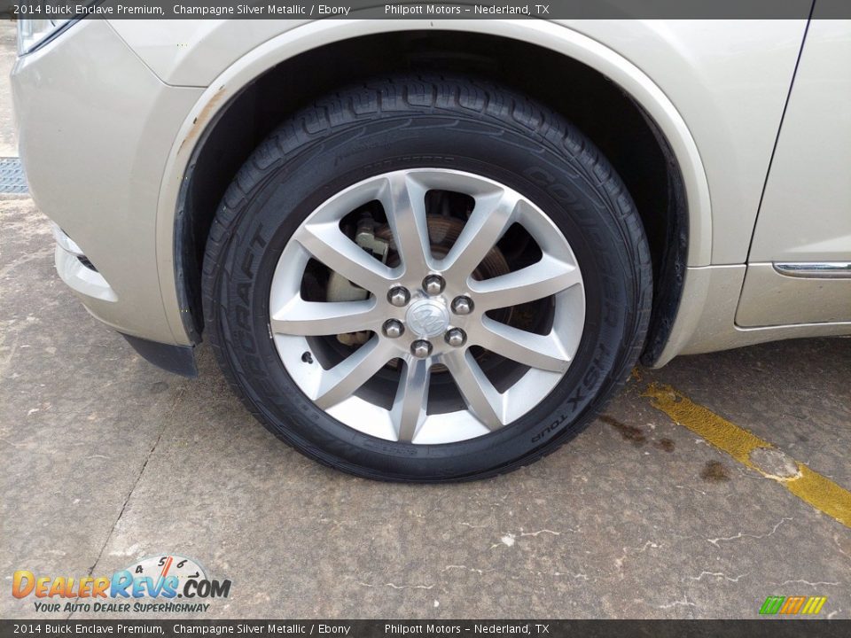 2014 Buick Enclave Premium Champagne Silver Metallic / Ebony Photo #10