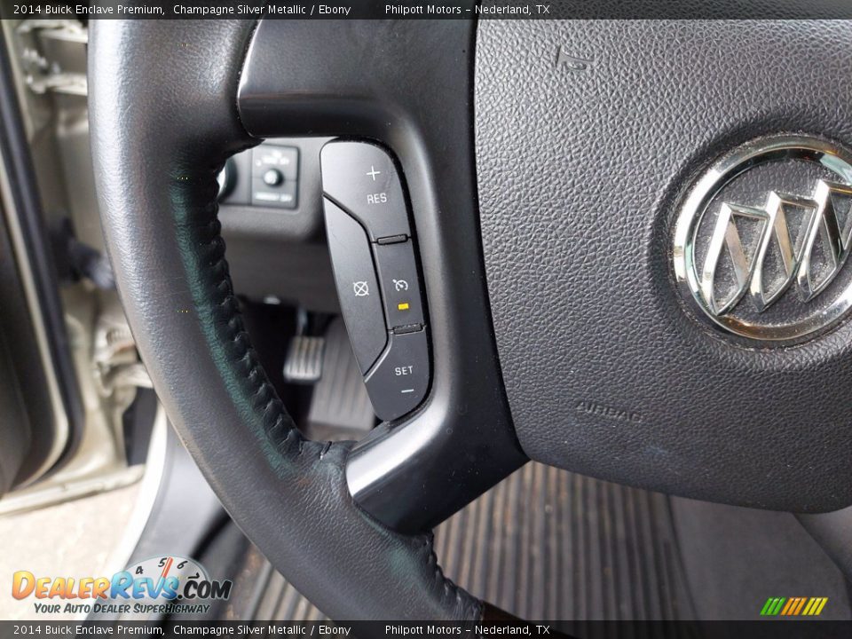 2014 Buick Enclave Premium Champagne Silver Metallic / Ebony Photo #16