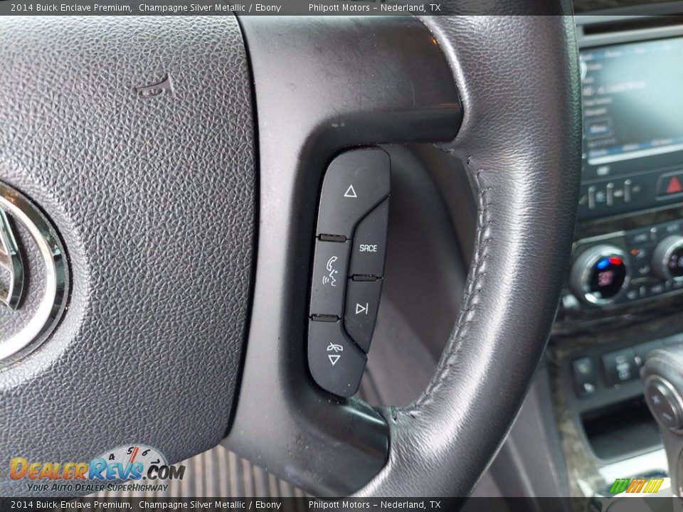2014 Buick Enclave Premium Champagne Silver Metallic / Ebony Photo #17