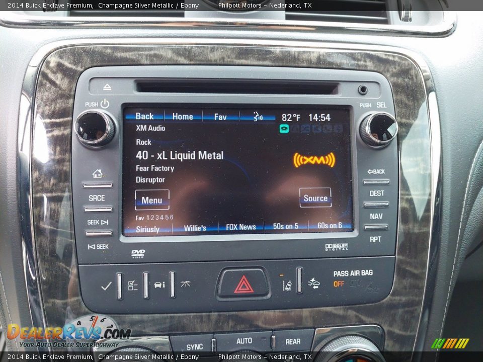 2014 Buick Enclave Premium Champagne Silver Metallic / Ebony Photo #19