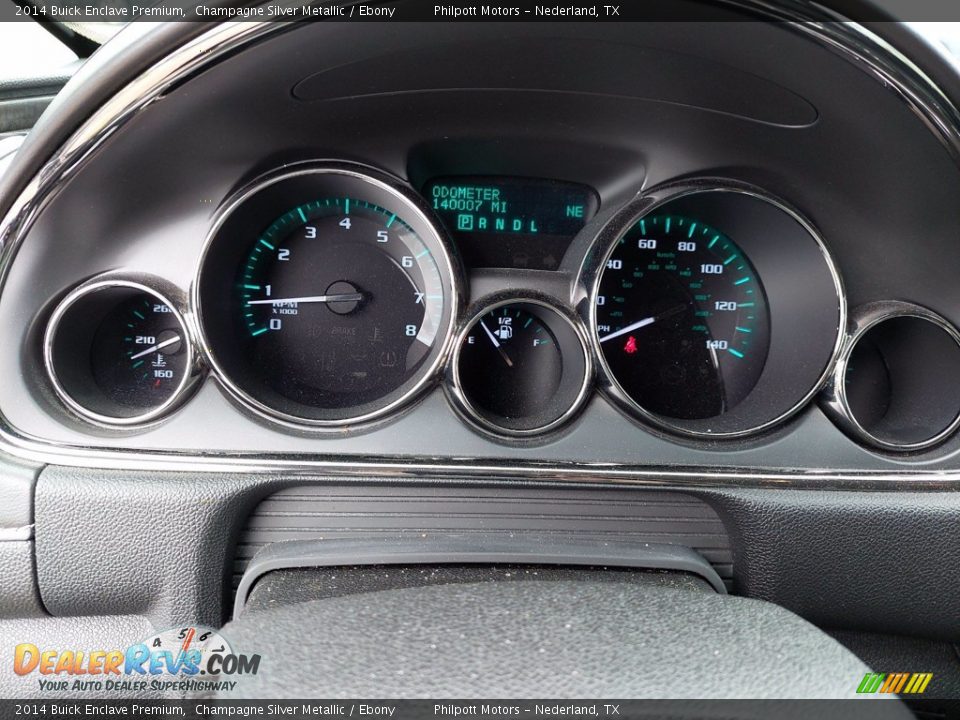 2014 Buick Enclave Premium Champagne Silver Metallic / Ebony Photo #23