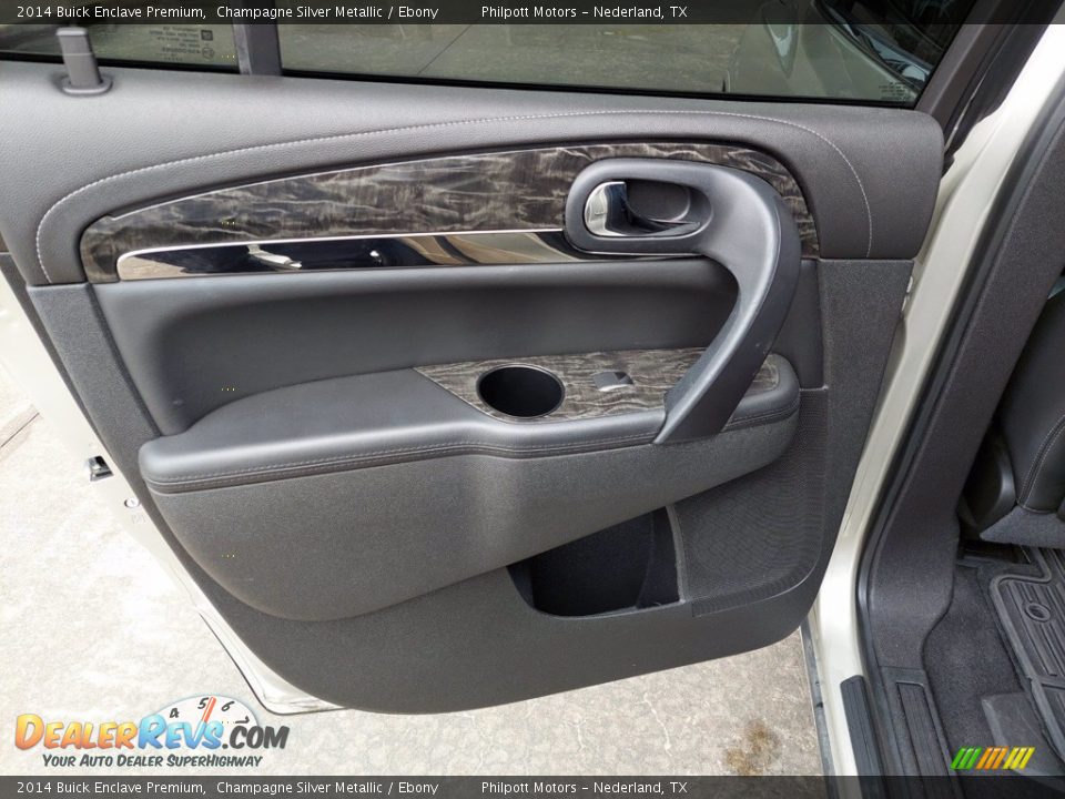 2014 Buick Enclave Premium Champagne Silver Metallic / Ebony Photo #24