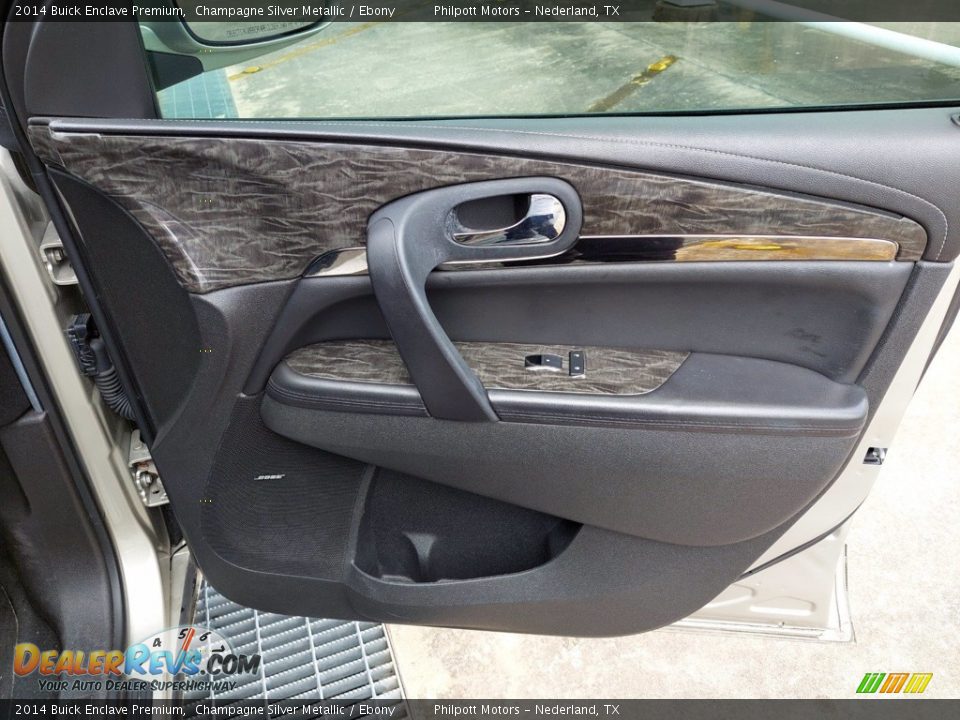 2014 Buick Enclave Premium Champagne Silver Metallic / Ebony Photo #30