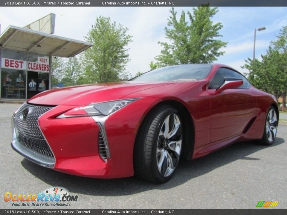 2018 Lexus LC 500 Infrared / Toasted Caramel Photo #6