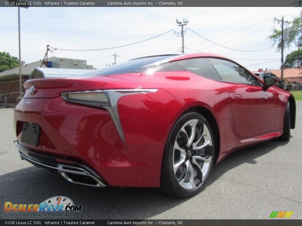 2018 Lexus LC 500 Infrared / Toasted Caramel Photo #10