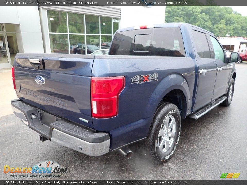 2019 Ford F150 XLT SuperCrew 4x4 Blue Jeans / Earth Gray Photo #2