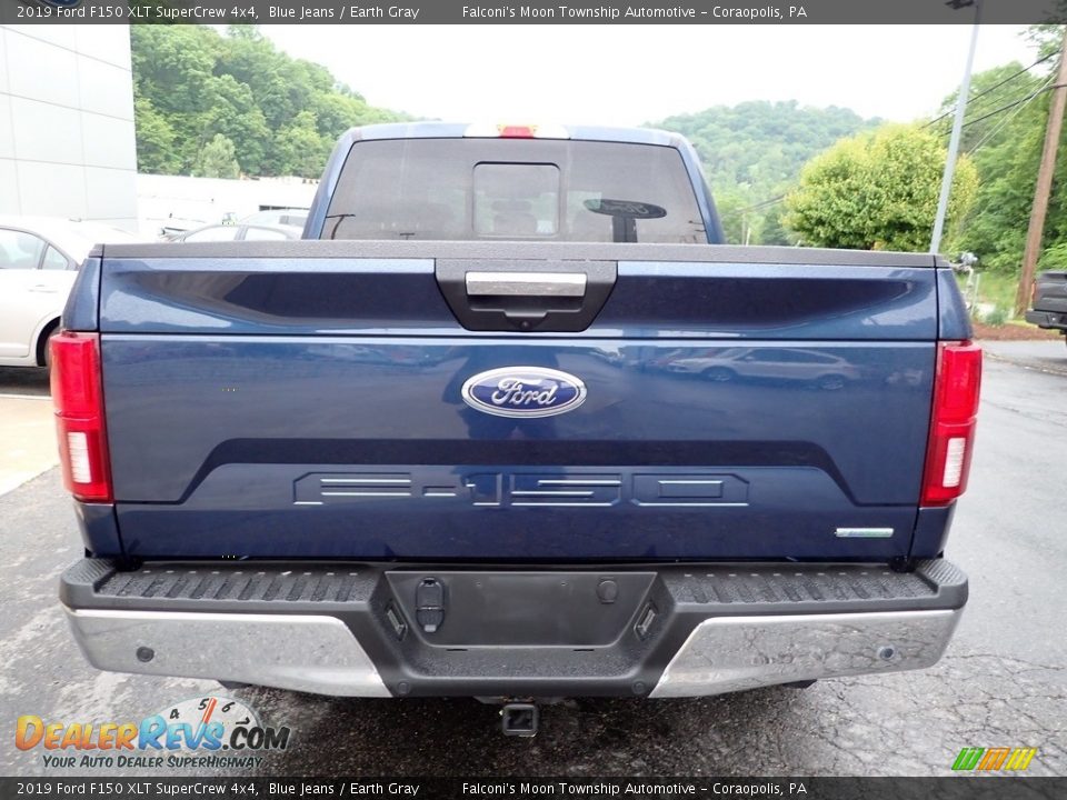 2019 Ford F150 XLT SuperCrew 4x4 Blue Jeans / Earth Gray Photo #3