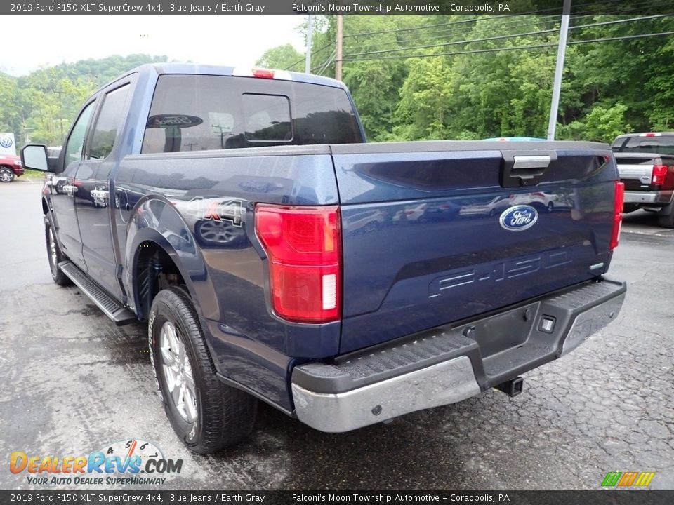 2019 Ford F150 XLT SuperCrew 4x4 Blue Jeans / Earth Gray Photo #4