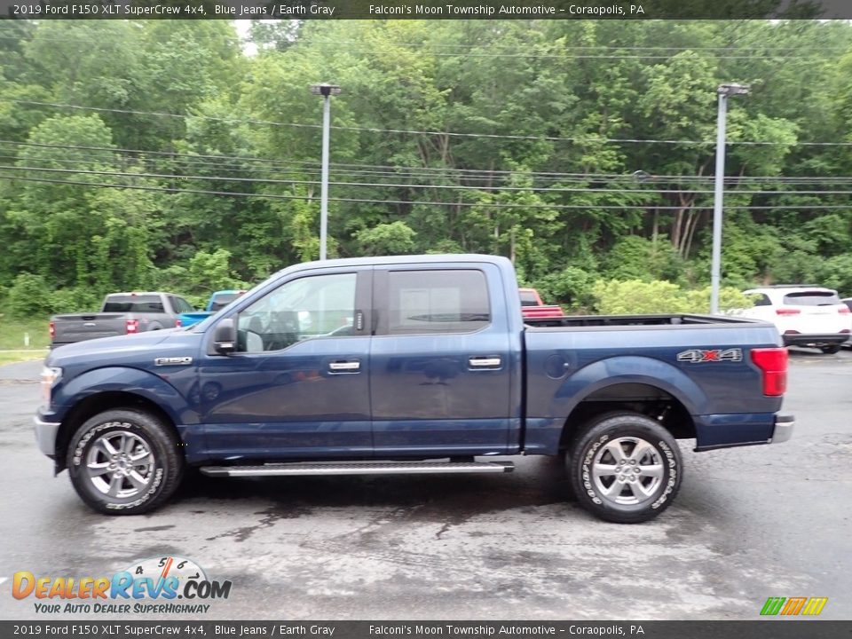 2019 Ford F150 XLT SuperCrew 4x4 Blue Jeans / Earth Gray Photo #5