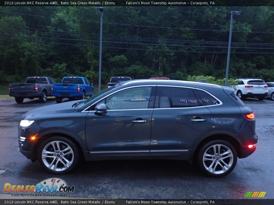 2019 Lincoln MKC Reserve AWD Baltic Sea Green Metallic / Ebony Photo #6