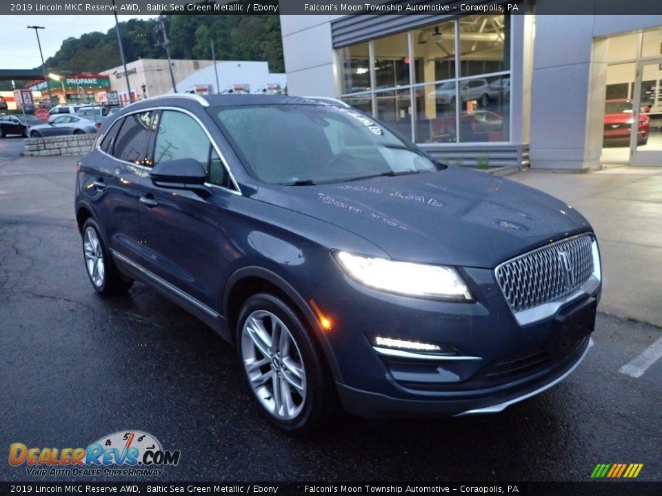 2019 Lincoln MKC Reserve AWD Baltic Sea Green Metallic / Ebony Photo #9